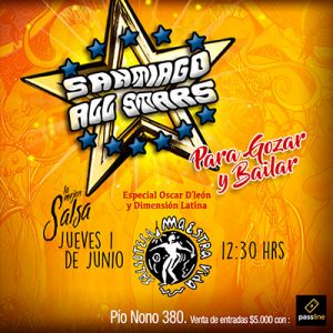 Santiago all stars en maestra vida especial oscar d leon