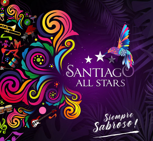 Portada Disco siempre sabroso 2021 santiago all stars